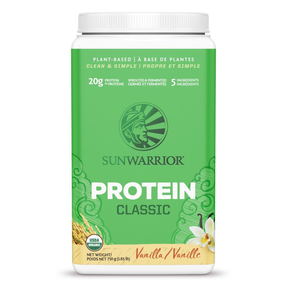 Sunwarrior Classic Rice Protein Vanilla 750 g - Nature's Source Inc