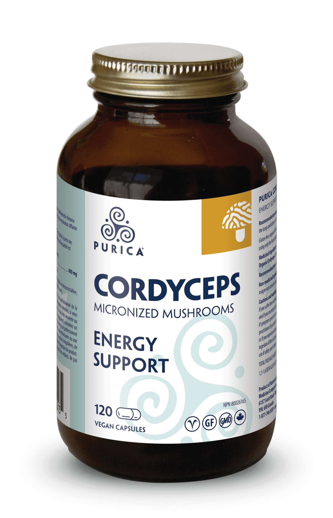 Purica Red Reishi - 120 Veg Capsules - Nature's Source Inc