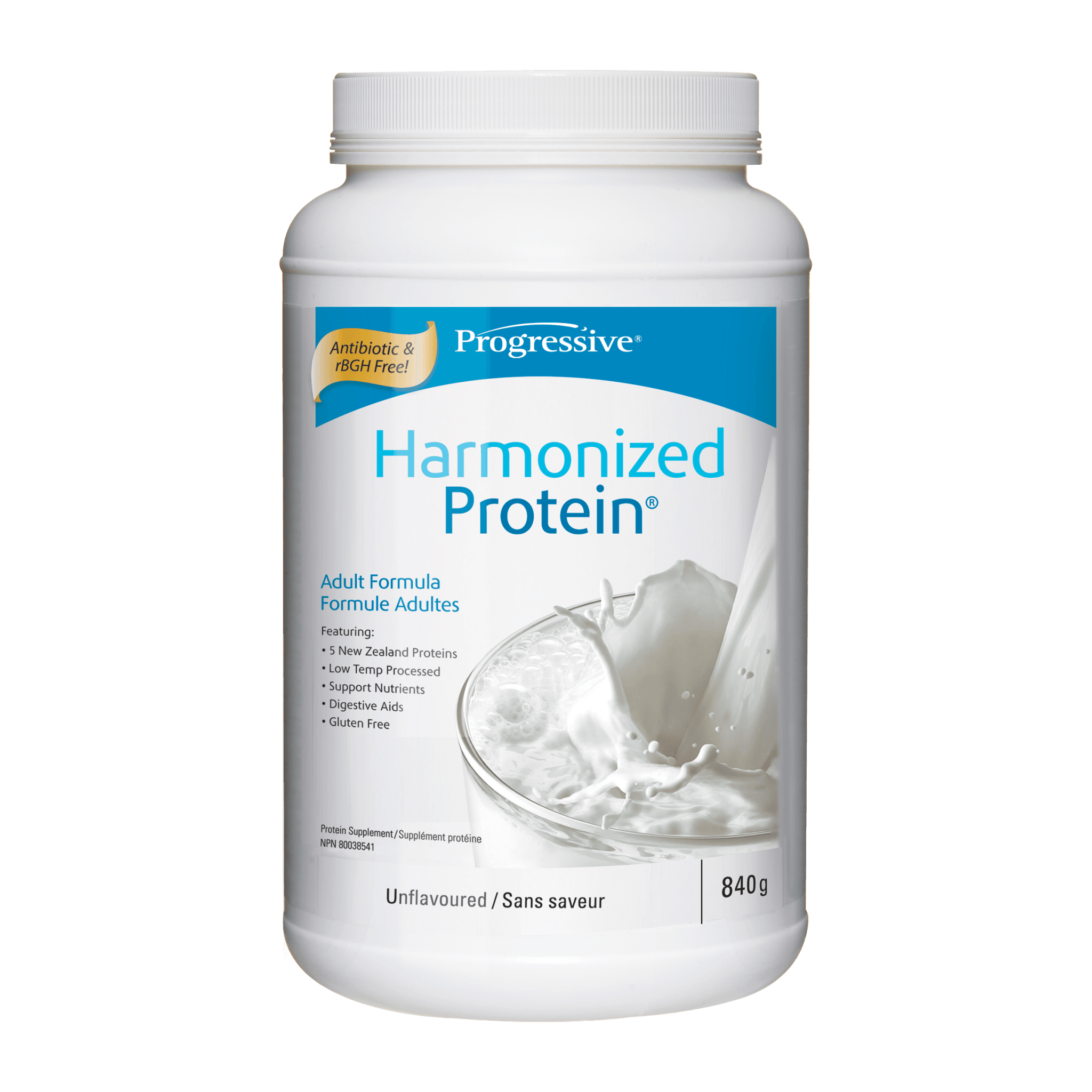 Progressive Unflavoured Harmonized Protein - 840g - Nature's Source Inc