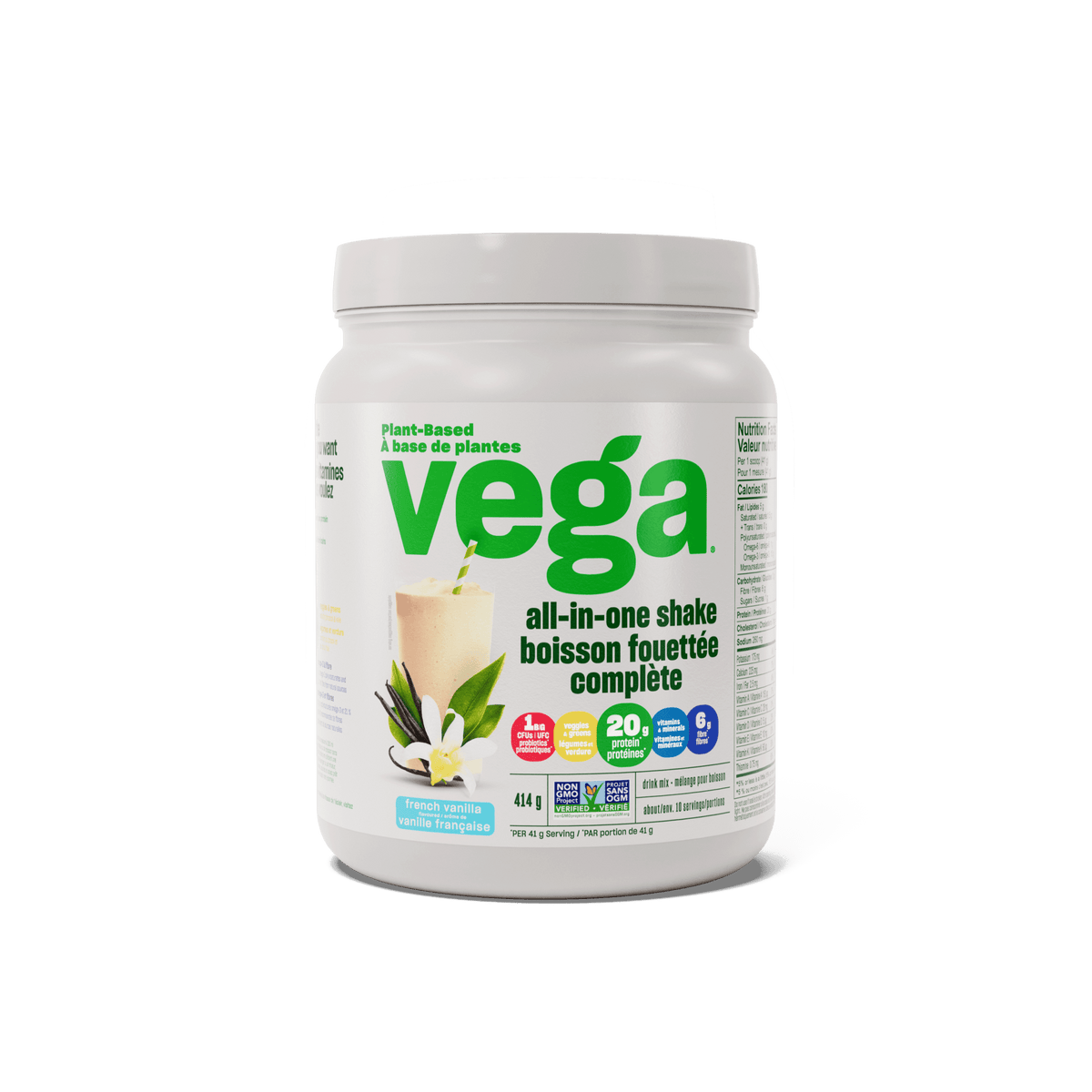 Vega One Protein French Vanilla 414g - Nature's Source Inc