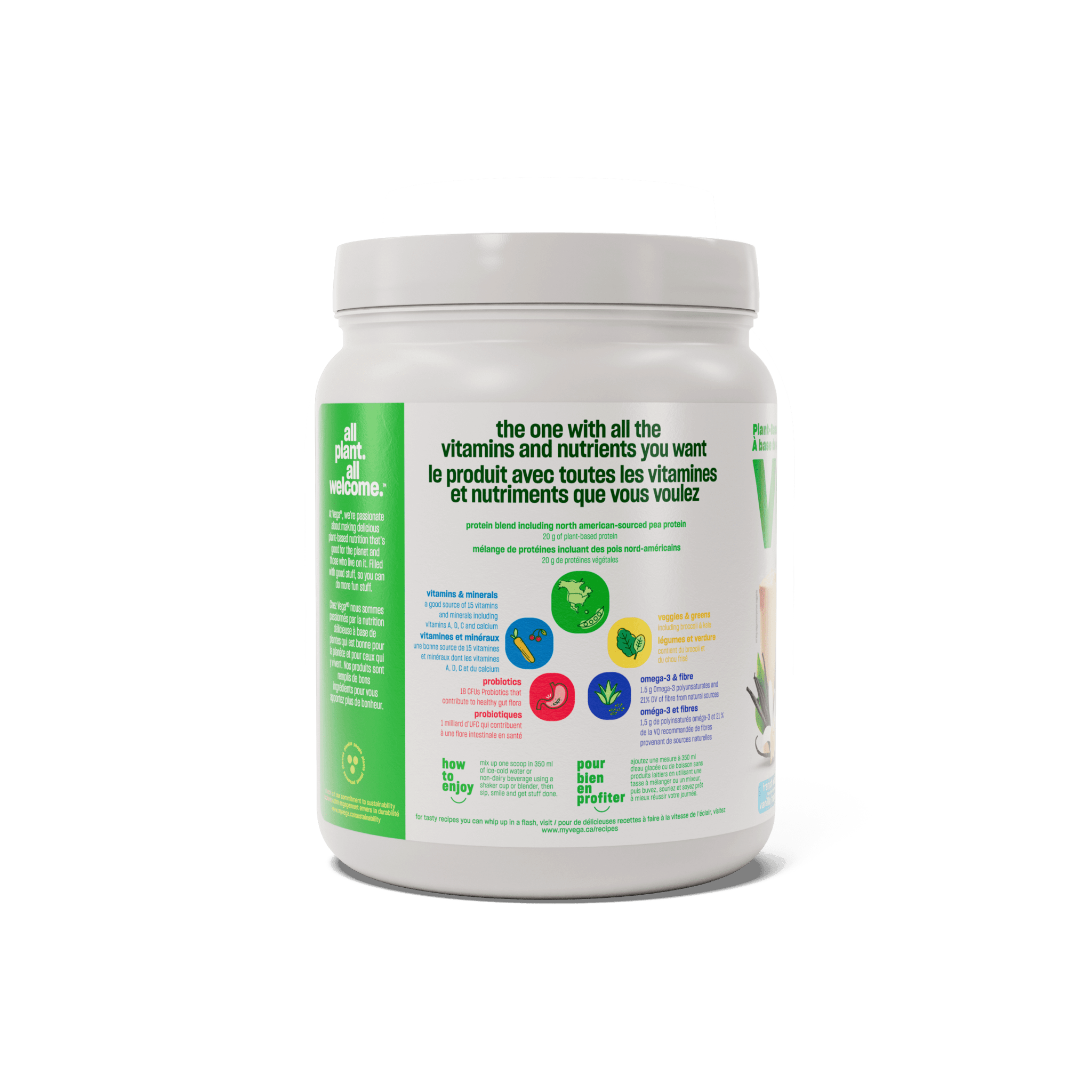 Vega One Protein French Vanilla 414g - Nature's Source Inc