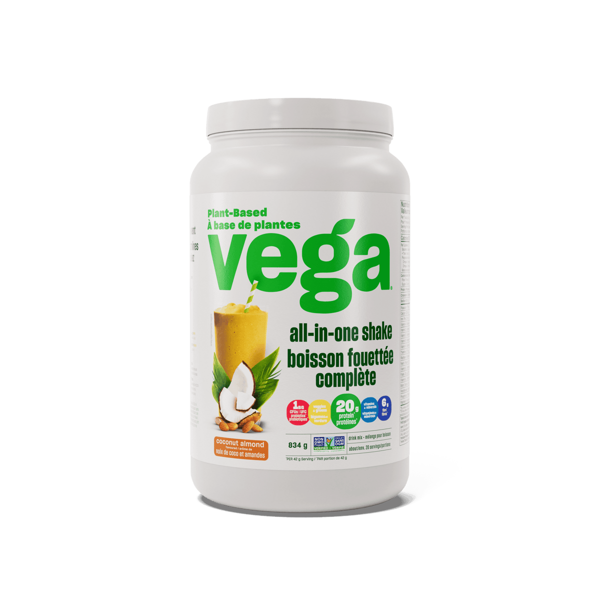 Vega One Protein Coconut Almond 834g - Nature's Source Inc