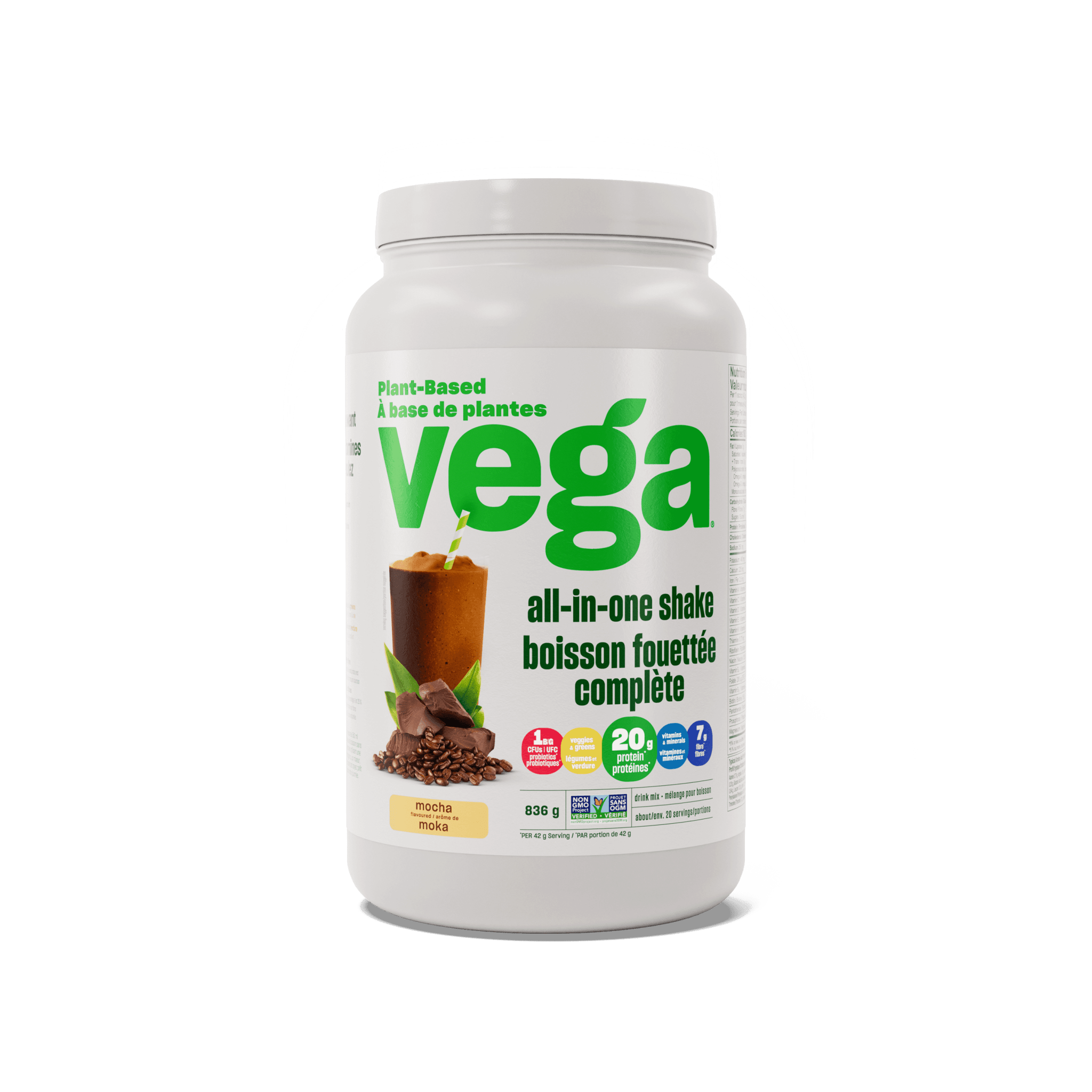 Vega One Protein Mocha 836g - Nature's Source Inc