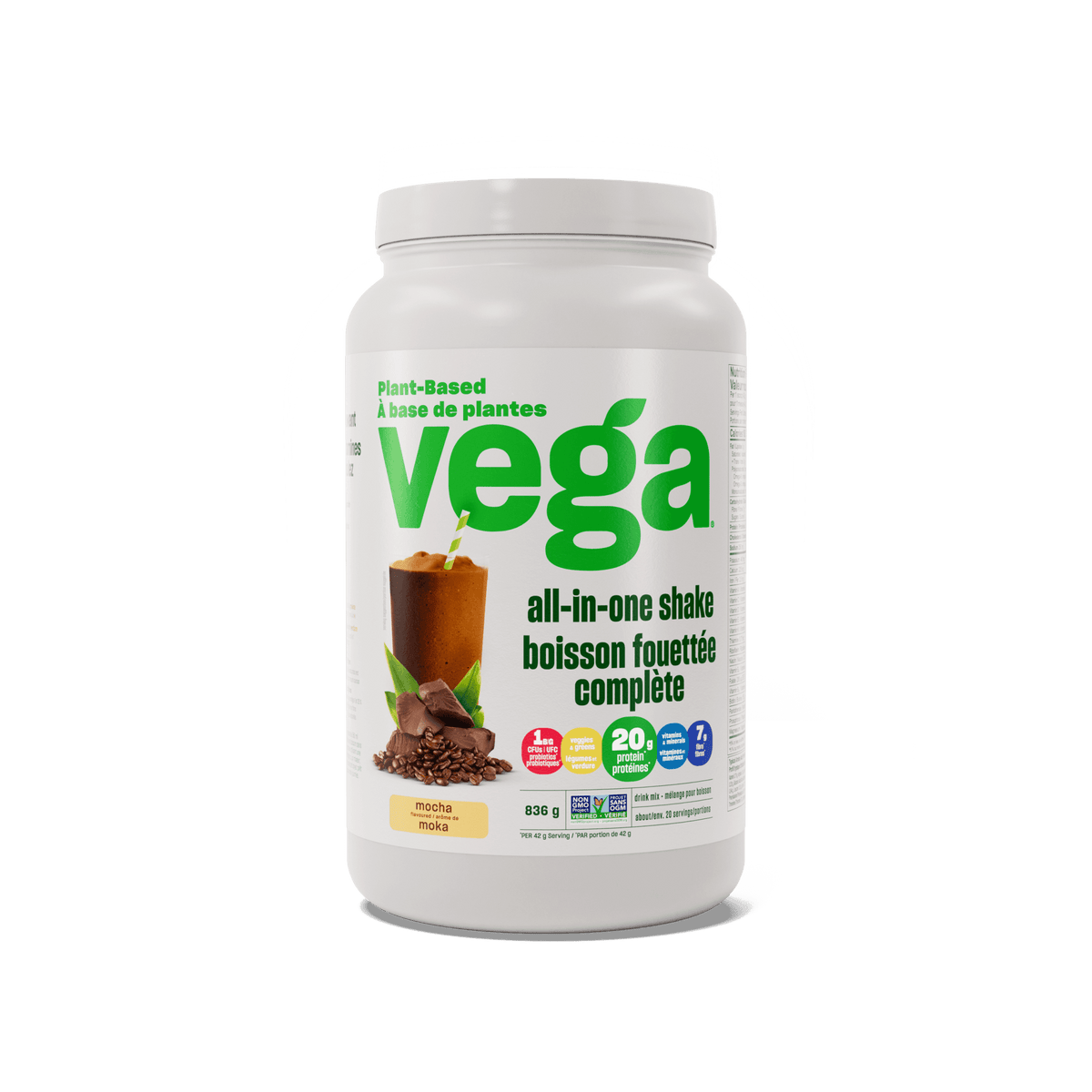 Vega One Protein Mocha 836g - Nature's Source Inc