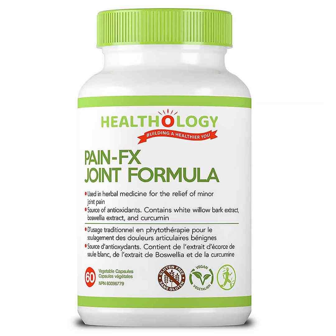 Healthology Pain - FX Joint Formula - 60 Veg Capsules - Nature's Source Inc