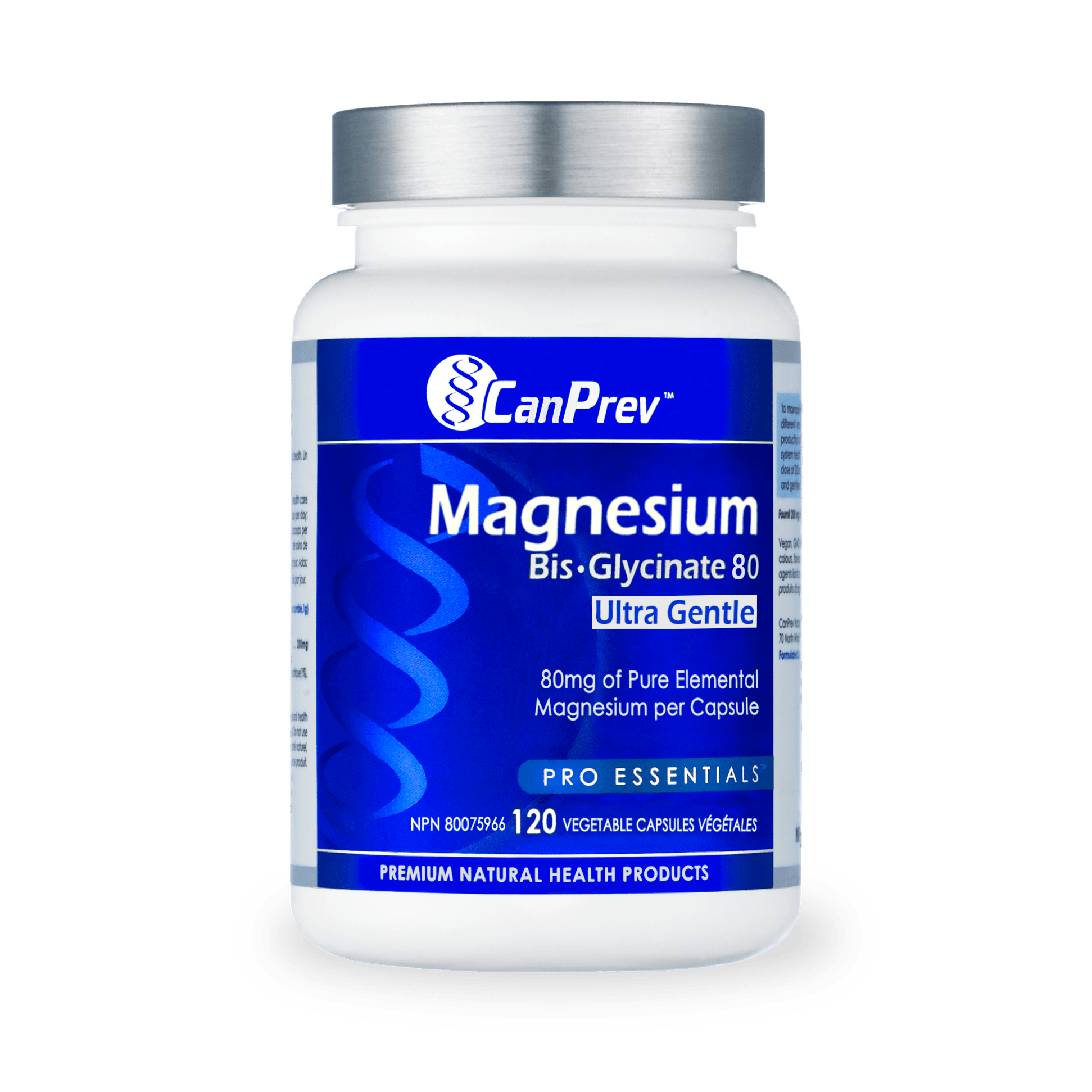 CanPrev Magnesium Bisglycinate 80mg 120c - Nature's Source Inc