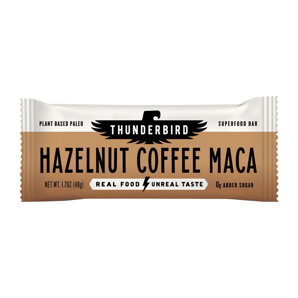 Thunderbird Bar Hazelnut Coffee Maca 48g - Nature's Source Inc