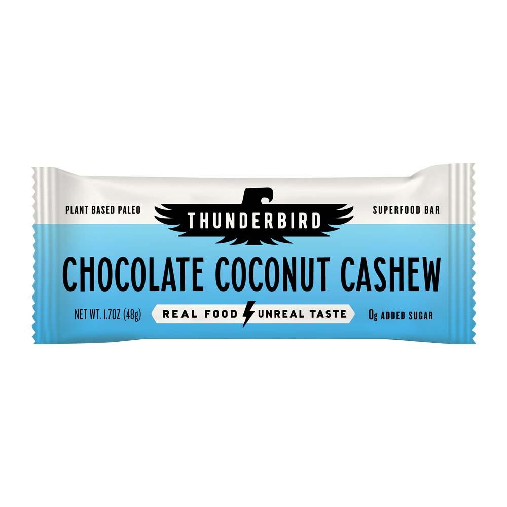 Thunderbird Bar Chocolate Coconut Cashew 48g - Nature's Source Inc