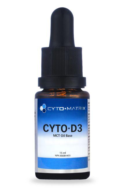 Cyto - Matrix Vitamin D3 - Mct Drops 13ml - 600 drops - Nature's Source Inc