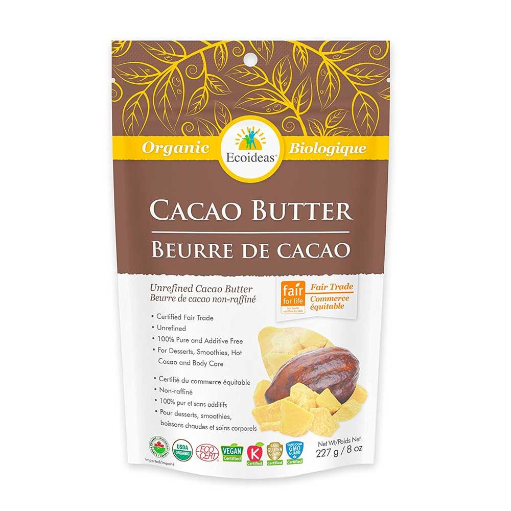 Ecoideas Organic Fair Trade Cacao Butter Drops - 227g - Nature's Source Inc