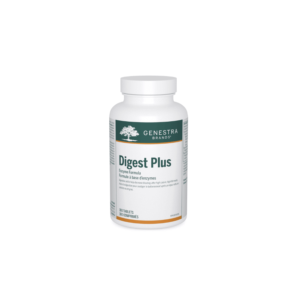 Genestra Brands Digest Plus 180 Tablets - Support Optimal Digestion And Proper Absorption Of Nutrients, Relief From Digestive Disorders Such As Constipation, Bloating, And Indigestion, Well - Balanced Formula - Nature's Source Inc