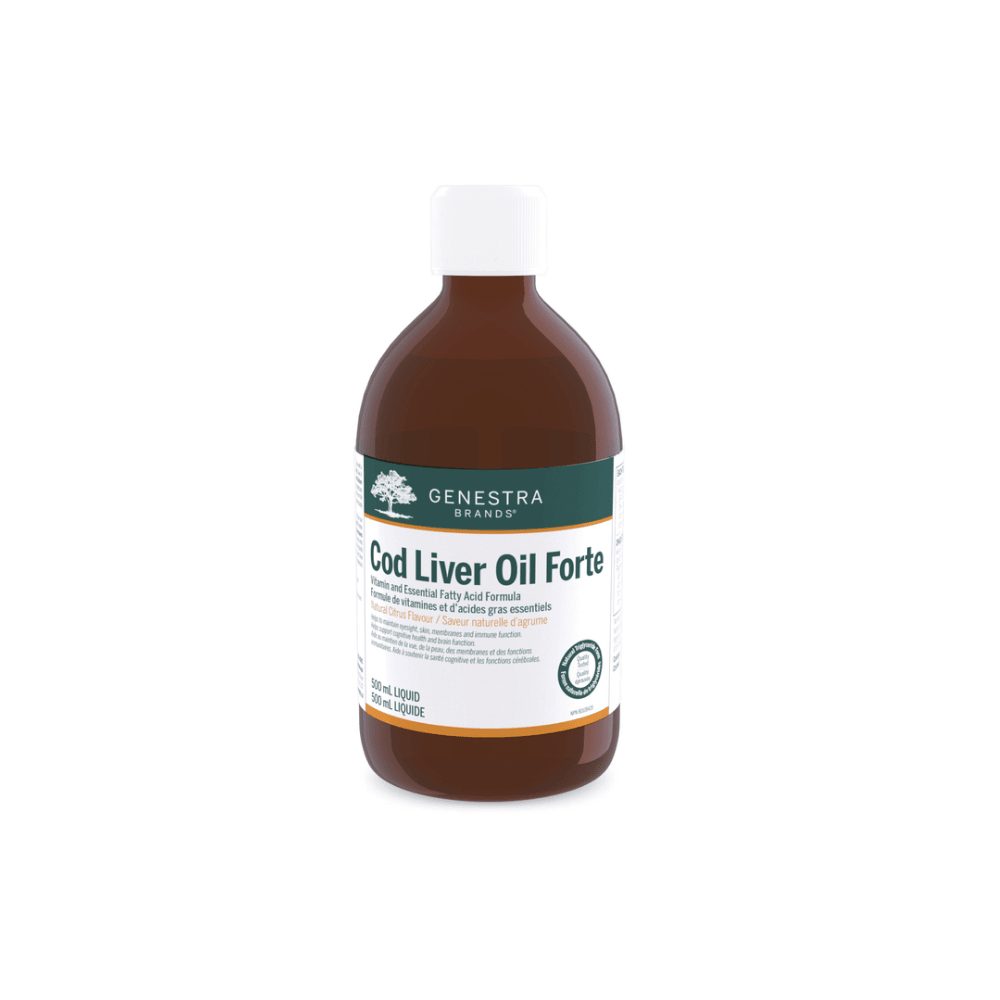 Genestra Brands Cod Liver Oil Forte 300ml - Vitamin + Essential Fatty Acid Supplement, Supports Cognitive Function of Brain & Nerve Development - Nature's Source Inc