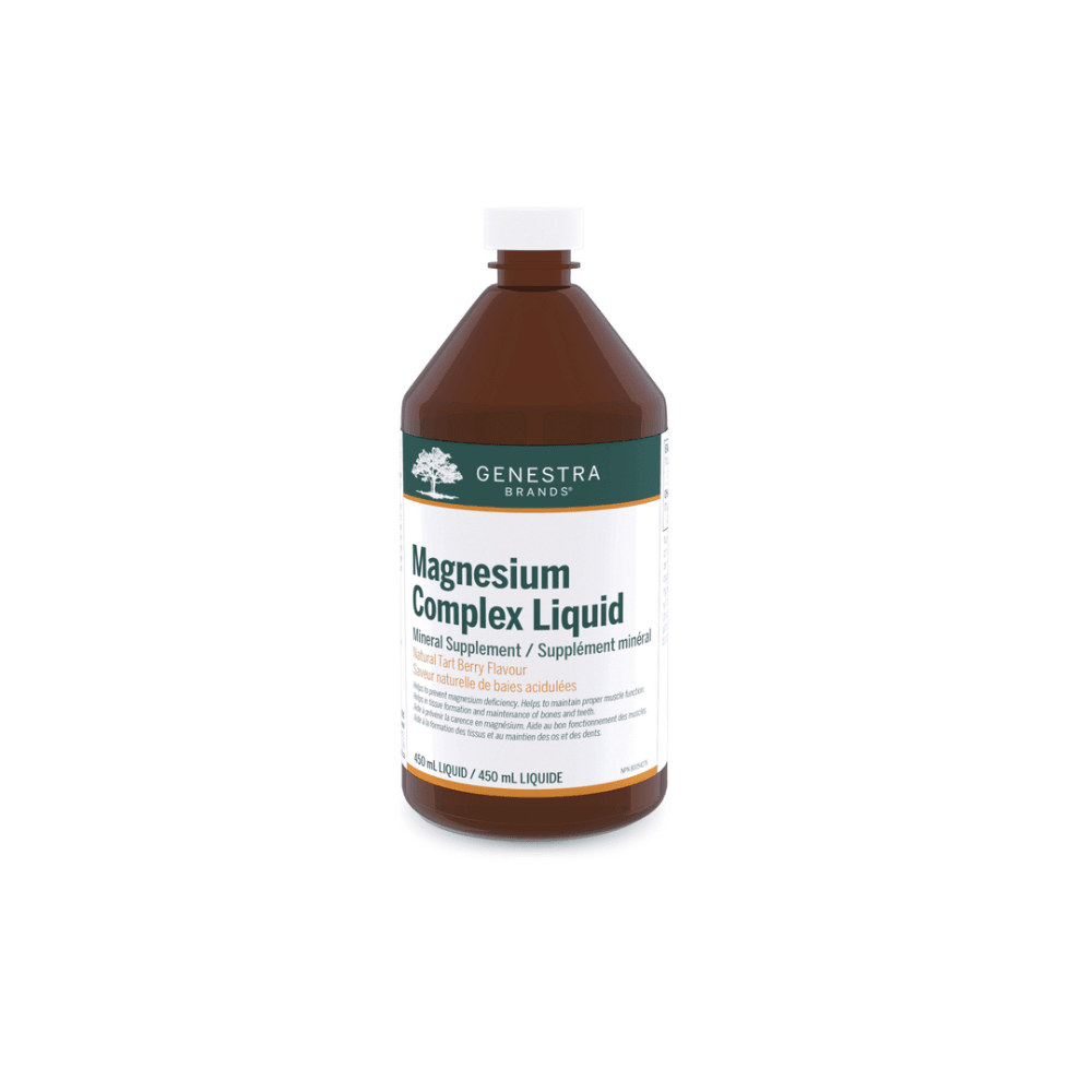 Genestra Brands Natural Tart Berry Magnesium Complex Liquid 450ml - Nature's Source Inc