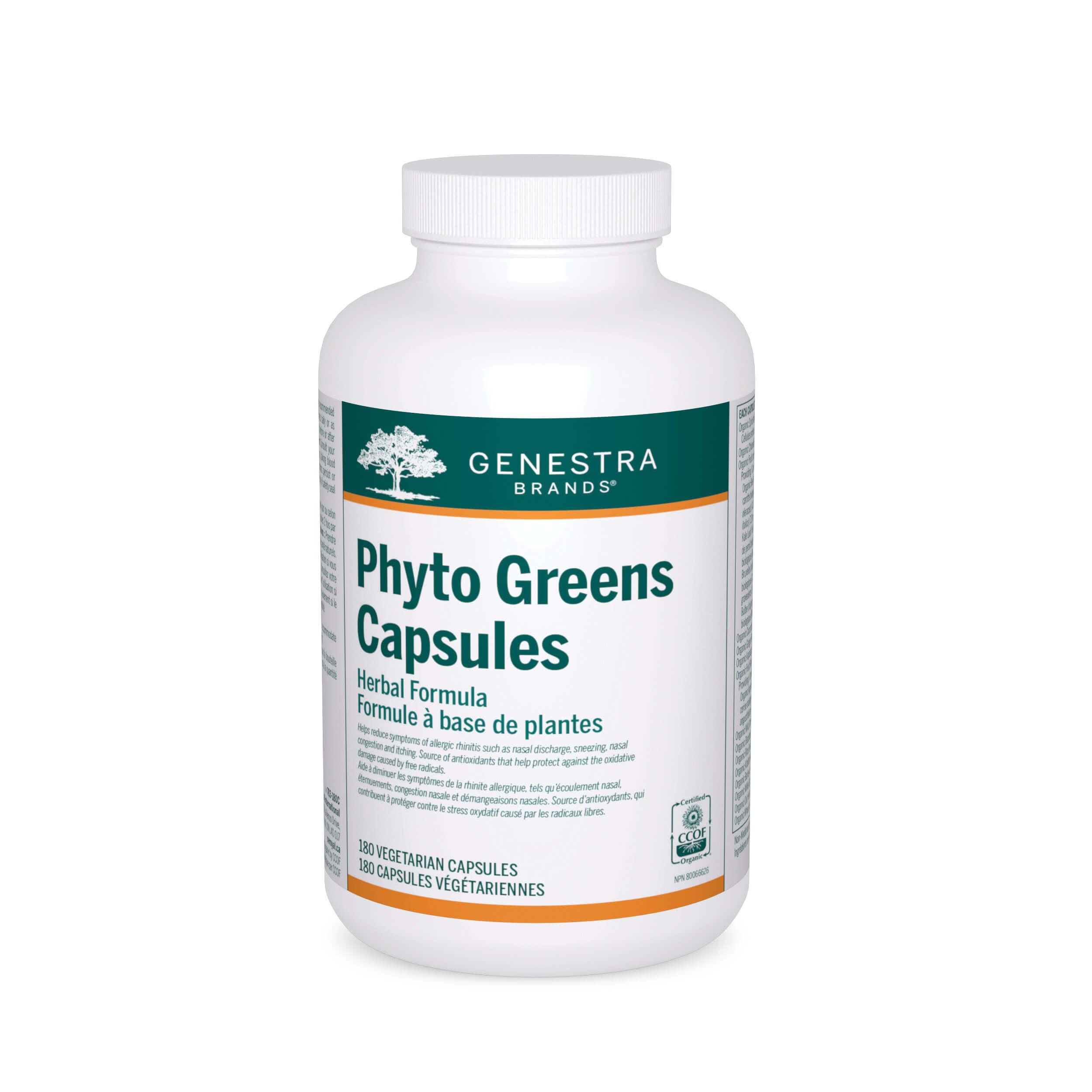 Genestra Brands Phyto Greens 180c - Nature's Source Inc