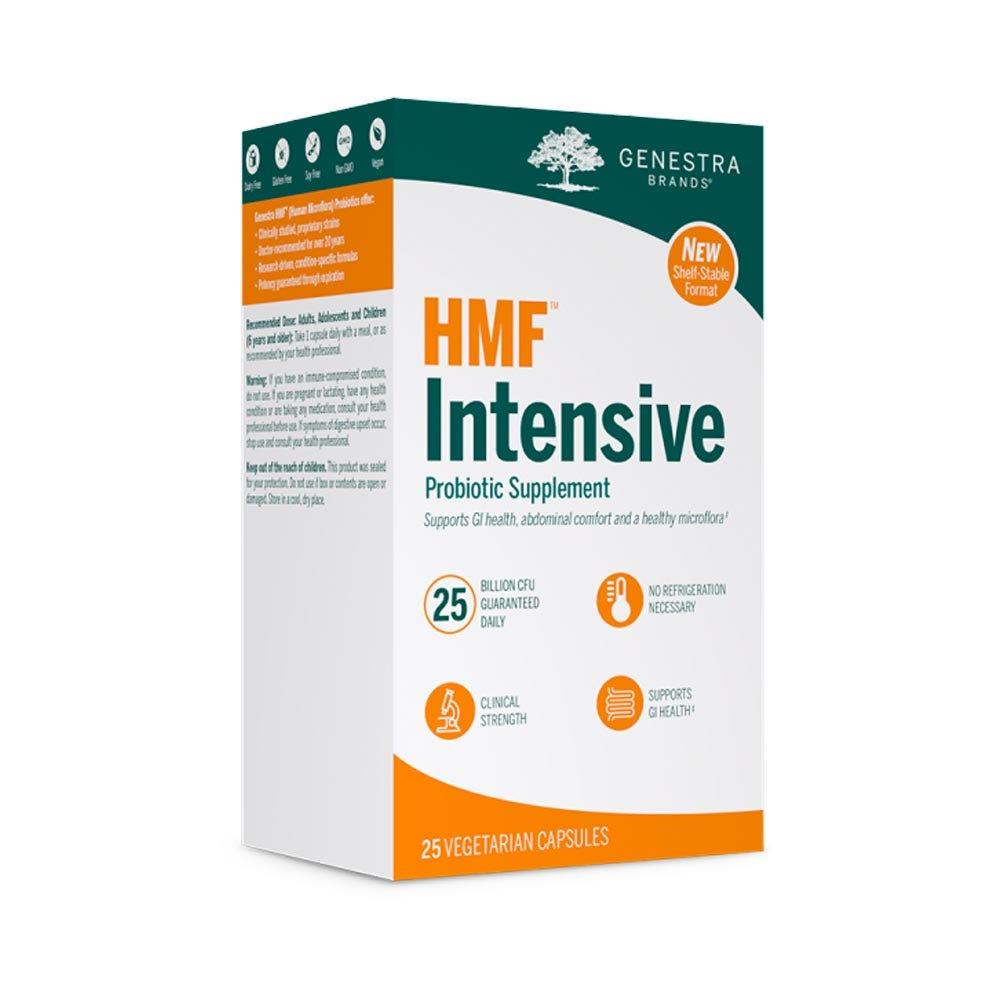 Genestra Brands HMF Intensive Probiotic Supplement - 25 Veg Capsules - Nature's Source Inc