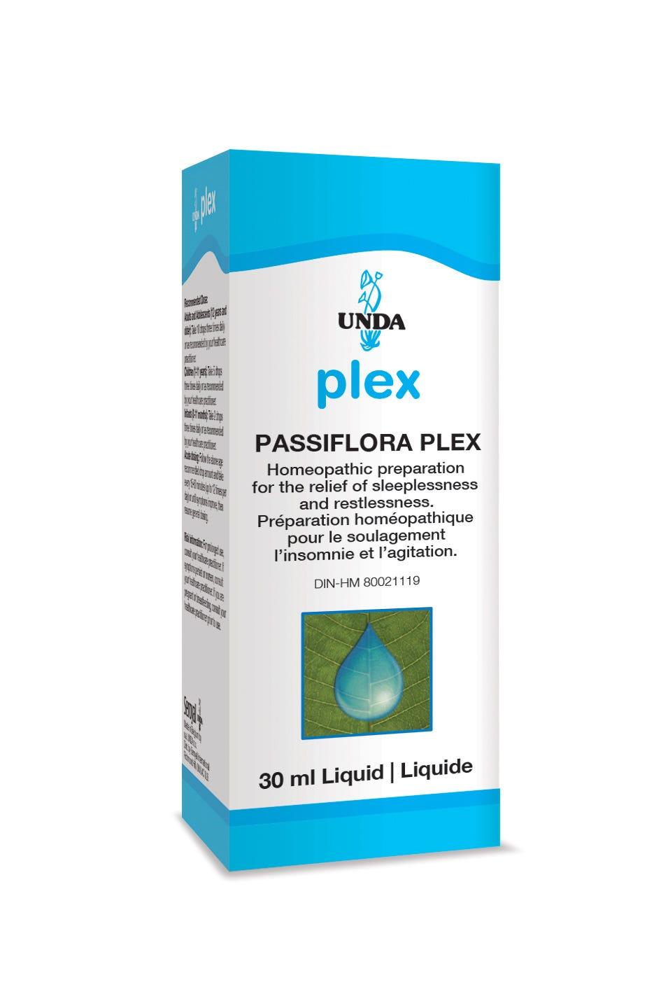 UNDA Passiflora Plex 30ml - Nature's Source Inc