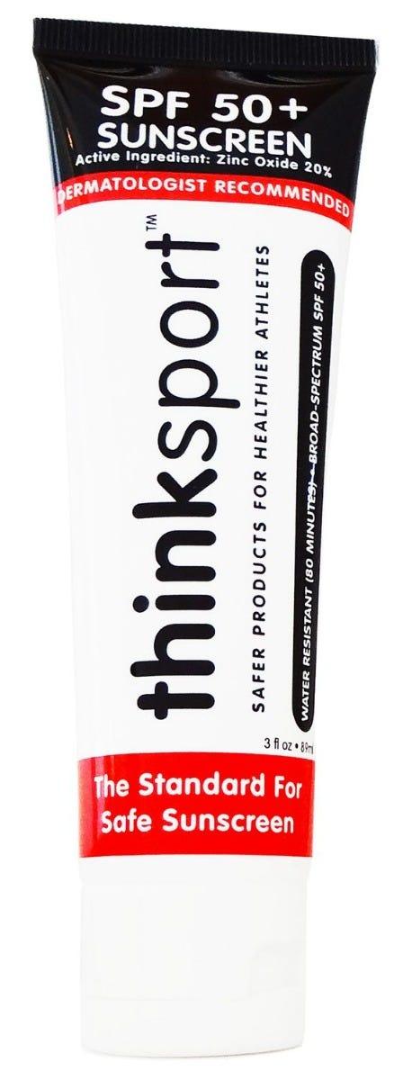 ThinkSport SPF 50+ Safe Sunscreen - 89 ml - Nature's Source Inc