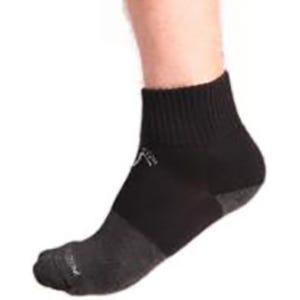 Incrediwear Above Ankle Sport Socks Black LG - Nature's Source Inc