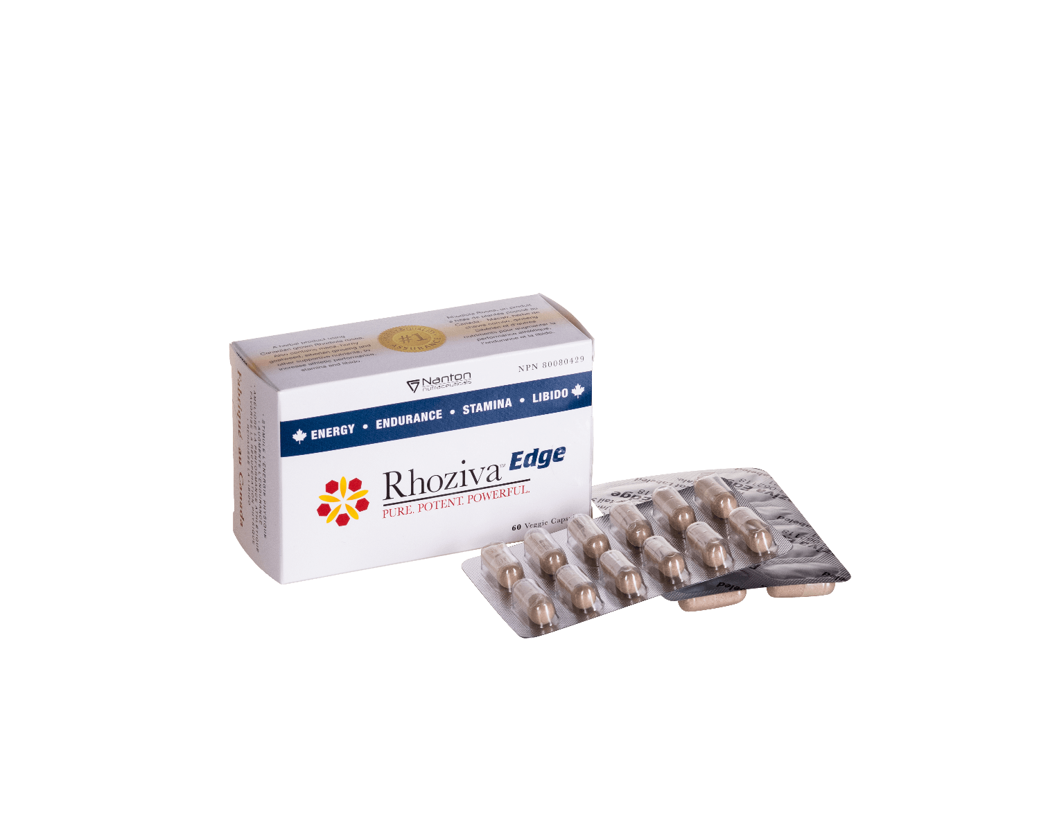Rhoziva Edge 60 capsules - Nature's Source Inc