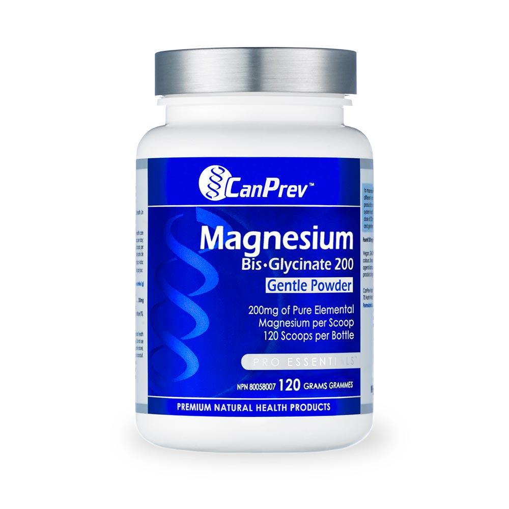 CanPrev Magnesium BisGlycinate 200mgs 120 Vegan Capsules - Easy And Gentle On The Bowels, Preferred And Highly Absorbable Bis - Glycinate Form, Helps In Maintenance Of Good Health - Nature's Source Inc