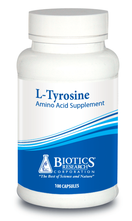 Biotics Research L - Tyrosine 100 Capsules - Nature's Source Inc