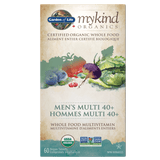 Garden Of Life Organics Men's Multi 40+ Multivitamin 60 Vegan Tablets - Supports Heart, Vision & Prostate Health, Promotes Sustained Energy and Overall Well Being - Nature's Source Inc