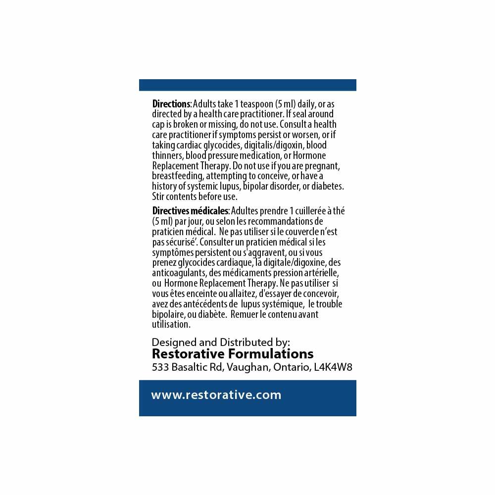 Restorative Formulations ADR Px Balance Syrup 120 ml - Nature's Source Inc