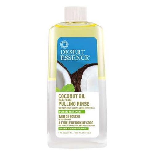 Desert Essence Coconut Oil Dual - Phase Pulling Rinse (237ml) - Nature's Source Inc