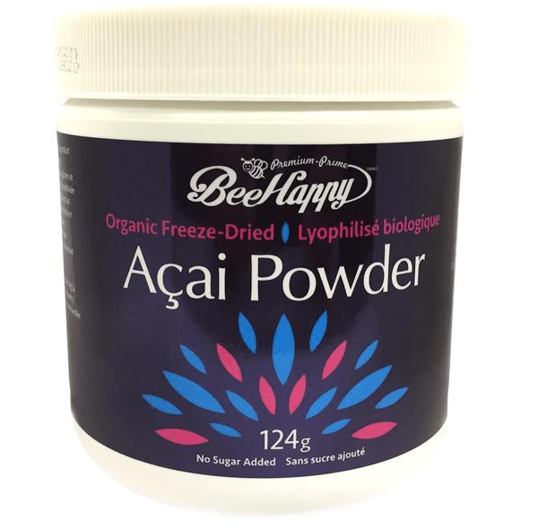 Bee Happy Organic Freeze - Dried Acai Powder 124g - Nature's Source Inc