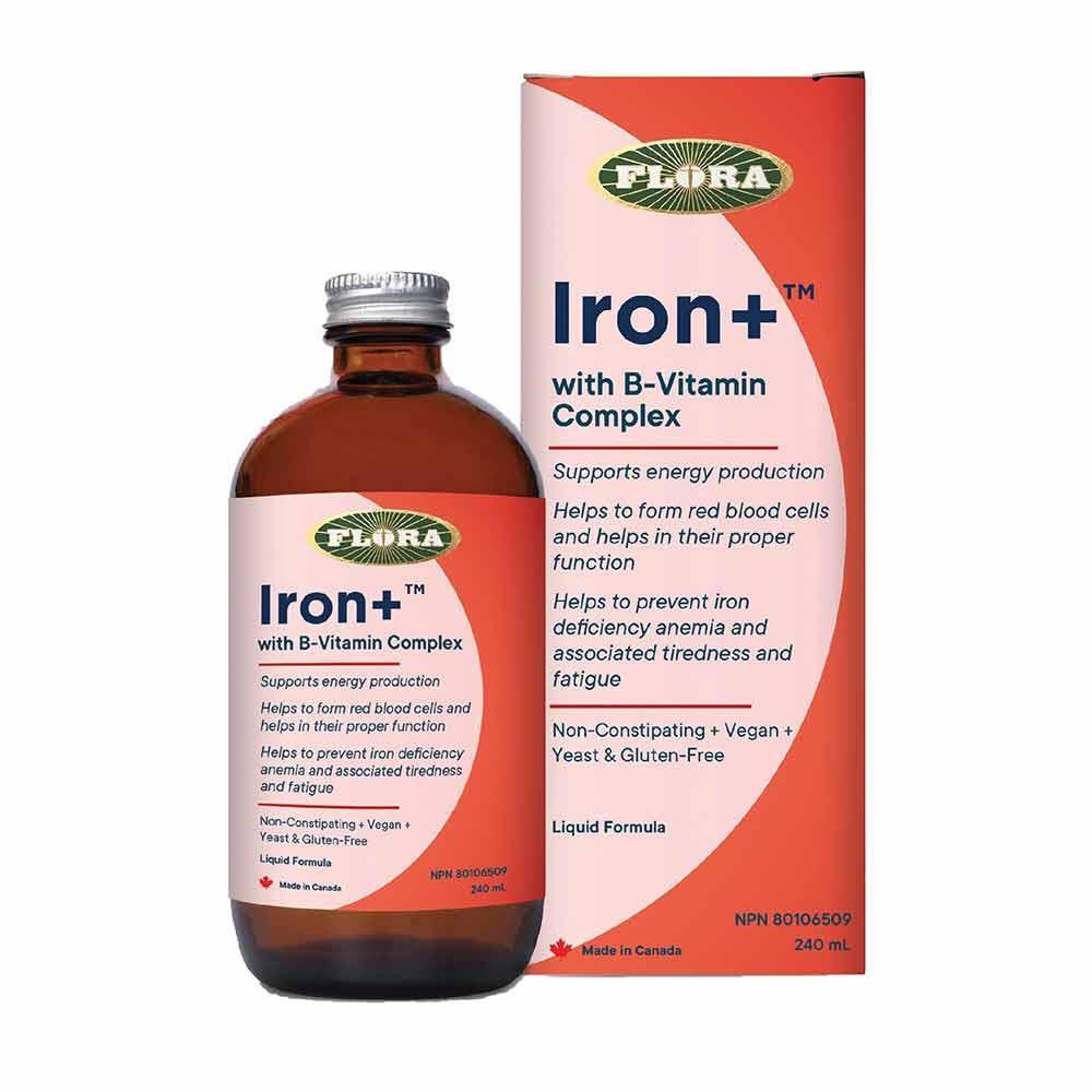 Flora Iron Plus 240 ml - Nature's Source Inc