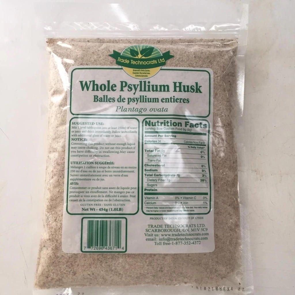 Trade Technocrats Whole Psyllium Husk - 454g - Nature's Source Inc