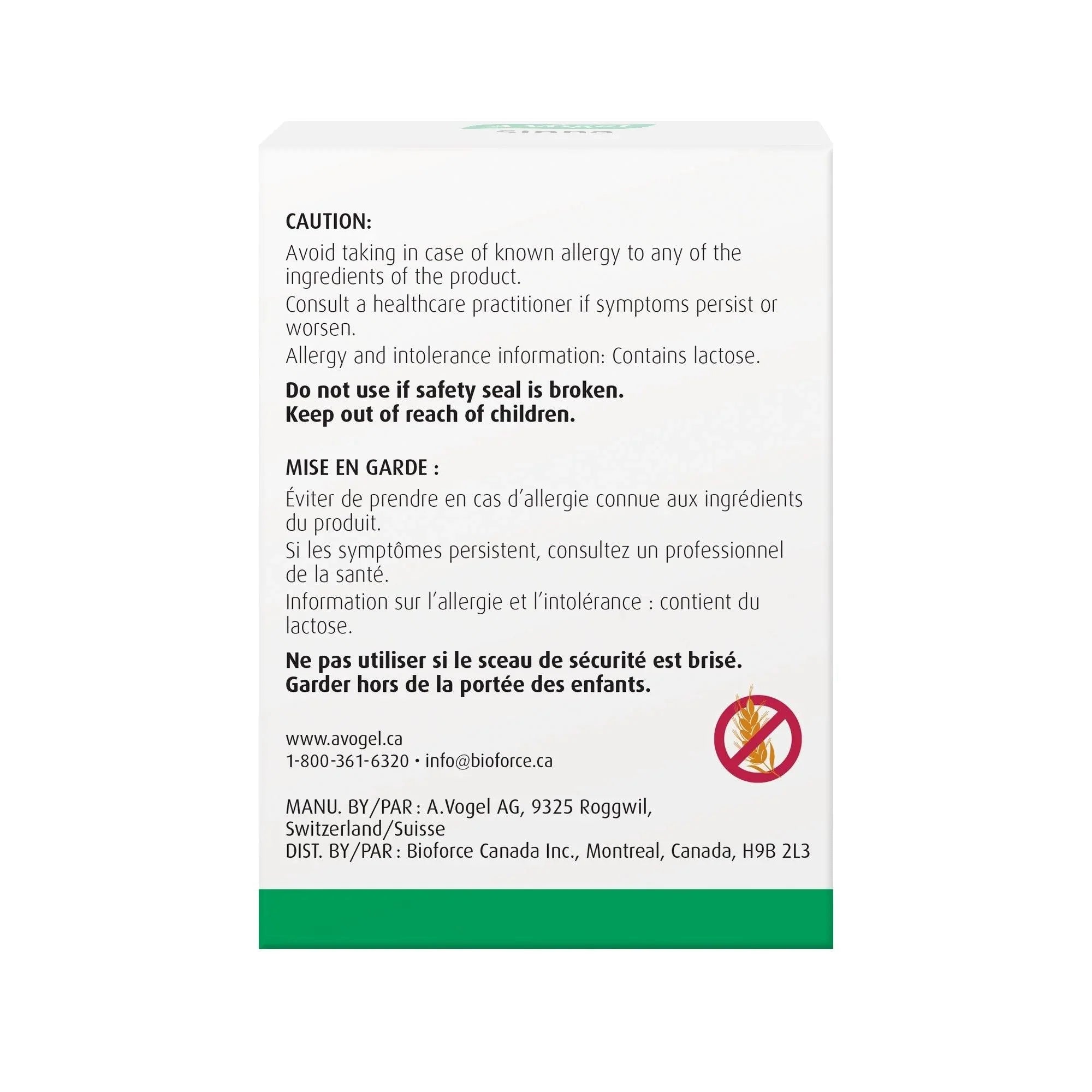 A. Vogel Sinna 120 Tablets